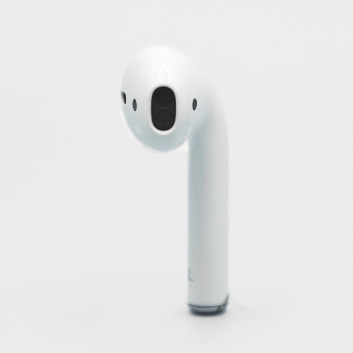 Apple AirPods 2nd Generation photo of speaker on left AirPod