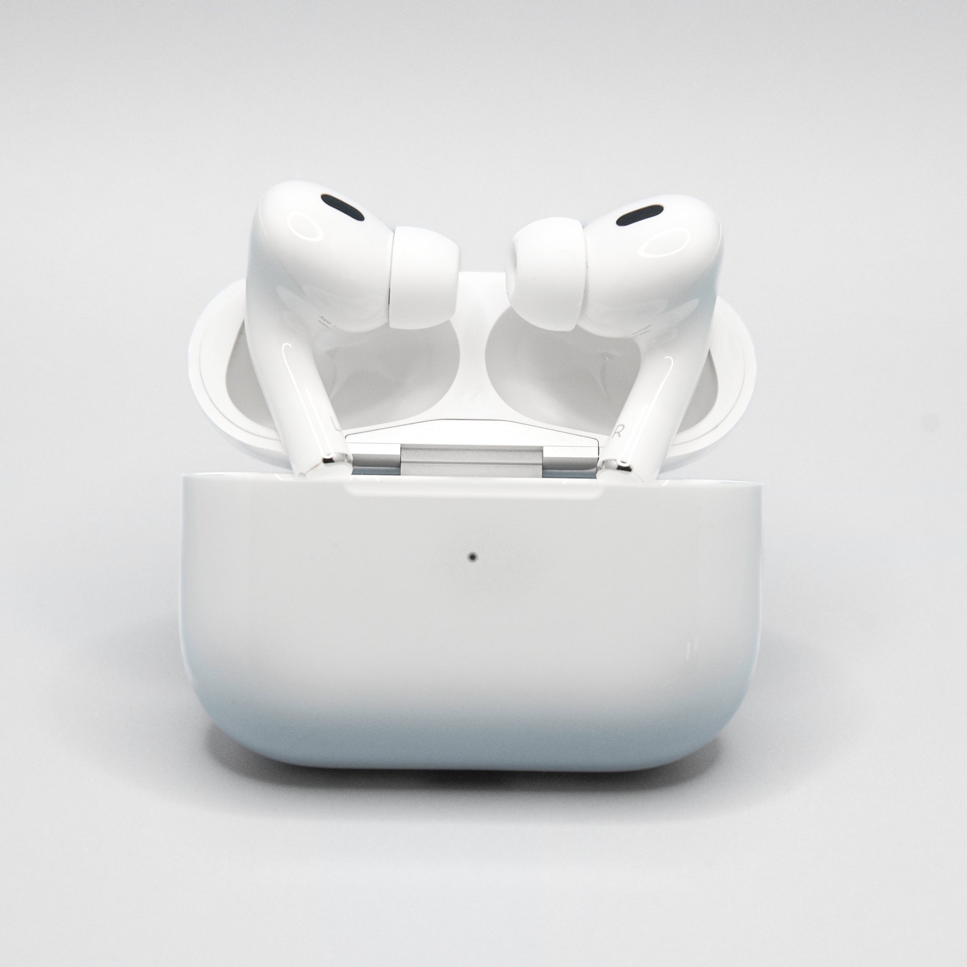 Apple AirPods Pro 2 with AirPods pulled up