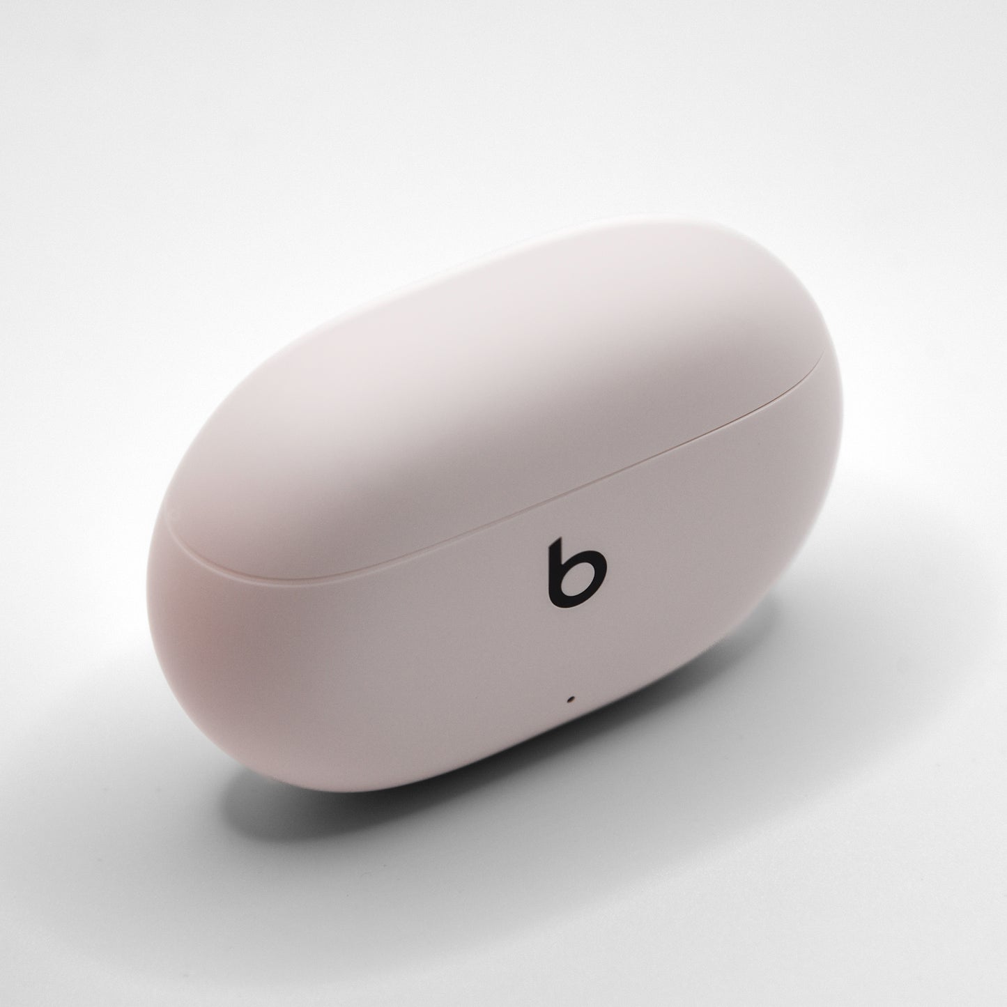 Beats Studio Buds+ Case in Ivory view of side and top