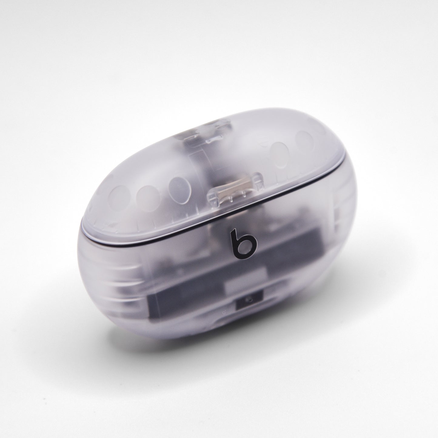Beats Studio Buds+ Case in Transparent Color Side View