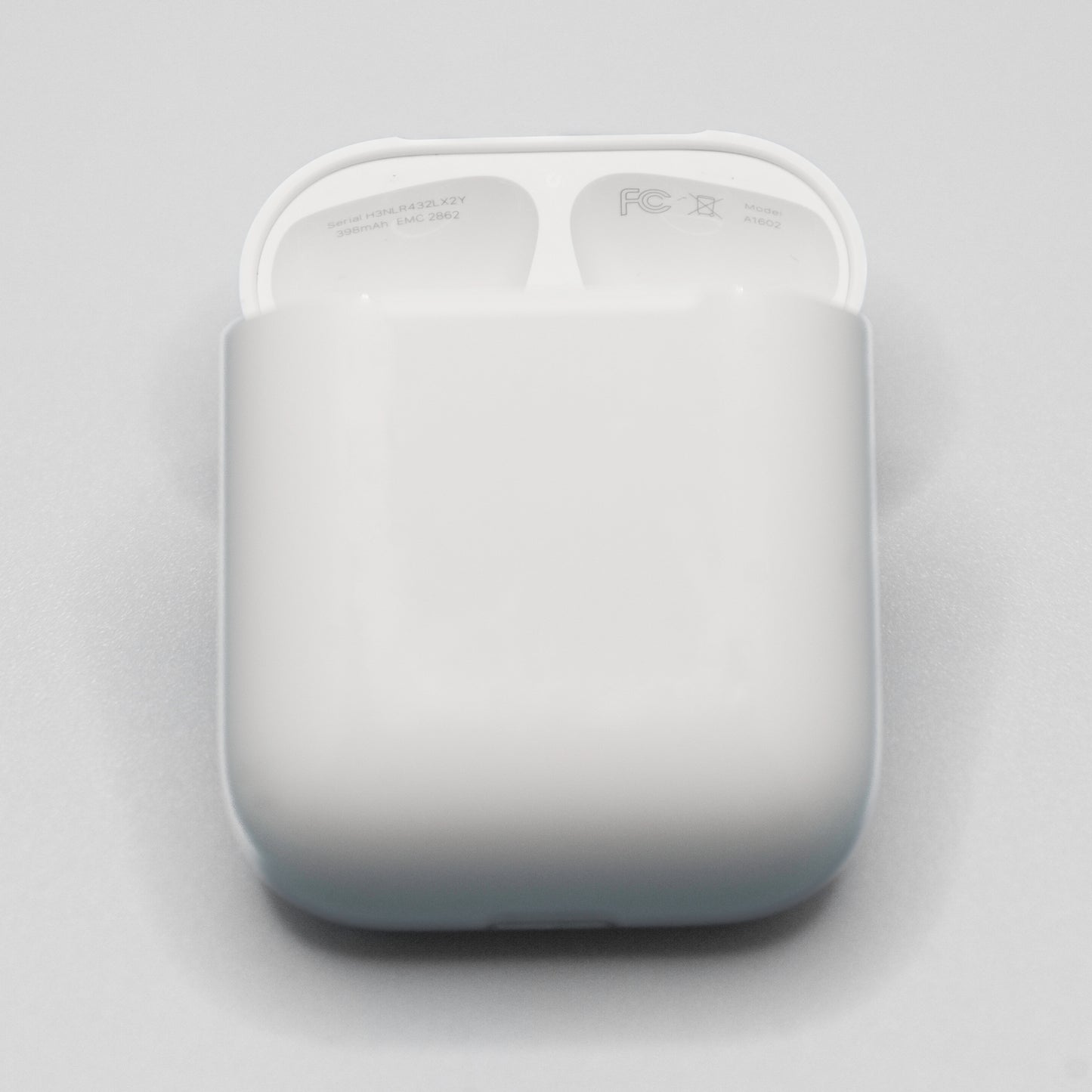 Apple AirPods 2nd Generation Charging Case photo of model numbers A1602