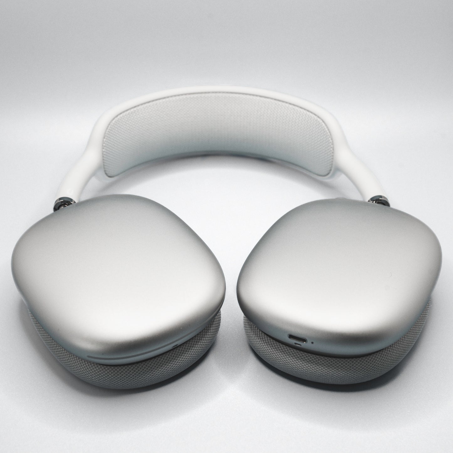 Apple AirPods Max in Silver Laying Down