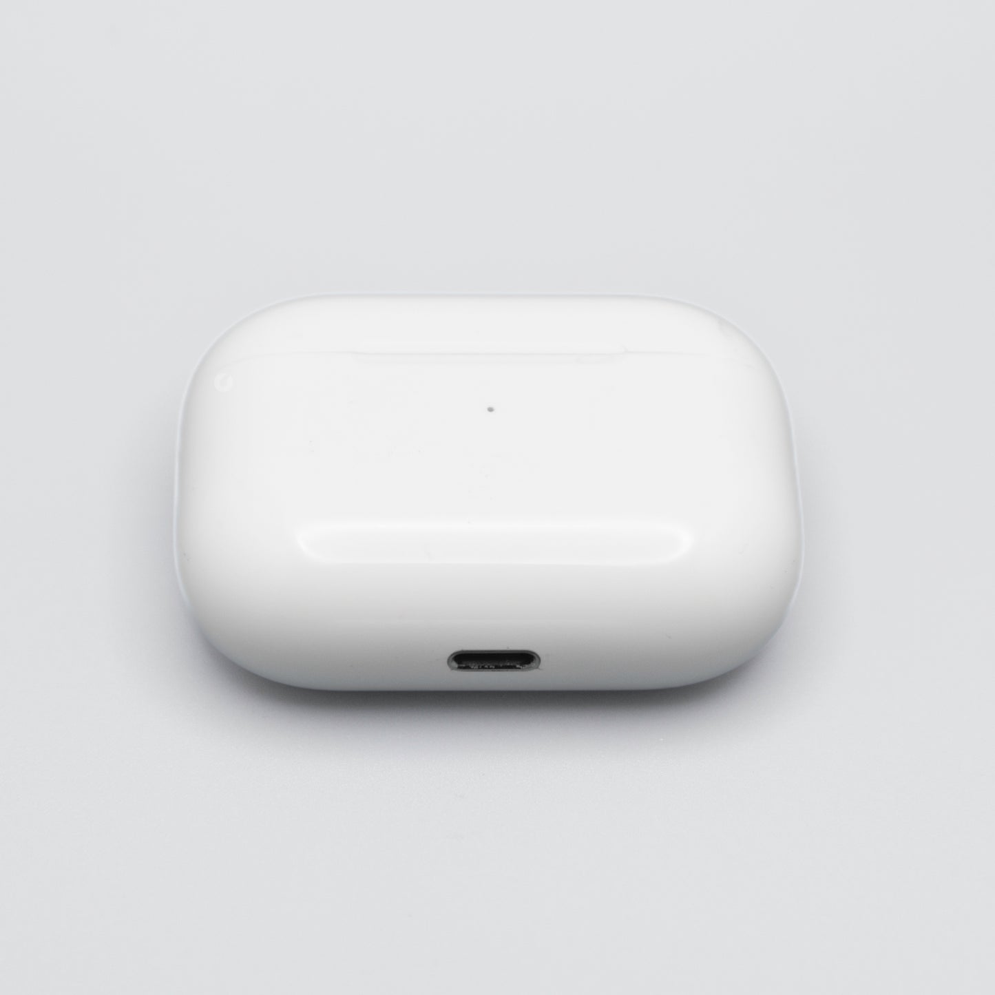 Apple AirPods 3 Charging Case showing the lightning charging port 