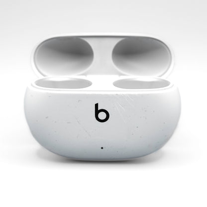 Beats Studio Buds Case Well Loved White Open Case