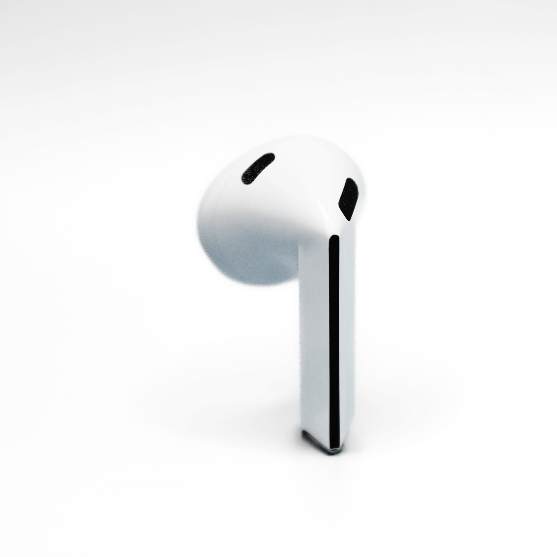 Samsung Galaxy Buds3 Left Replacement in White Back of Earbud