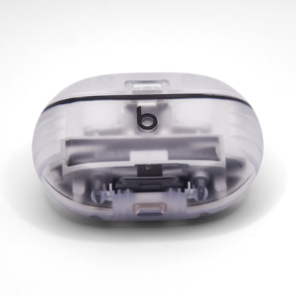 Beats Studio Buds+ Case in Transparent Color View Of Bottom 