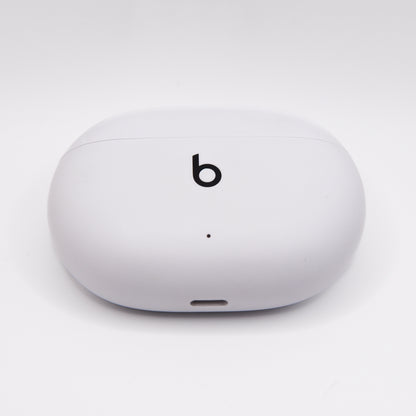 Beats Studio Buds Case in White with the Charging Port 