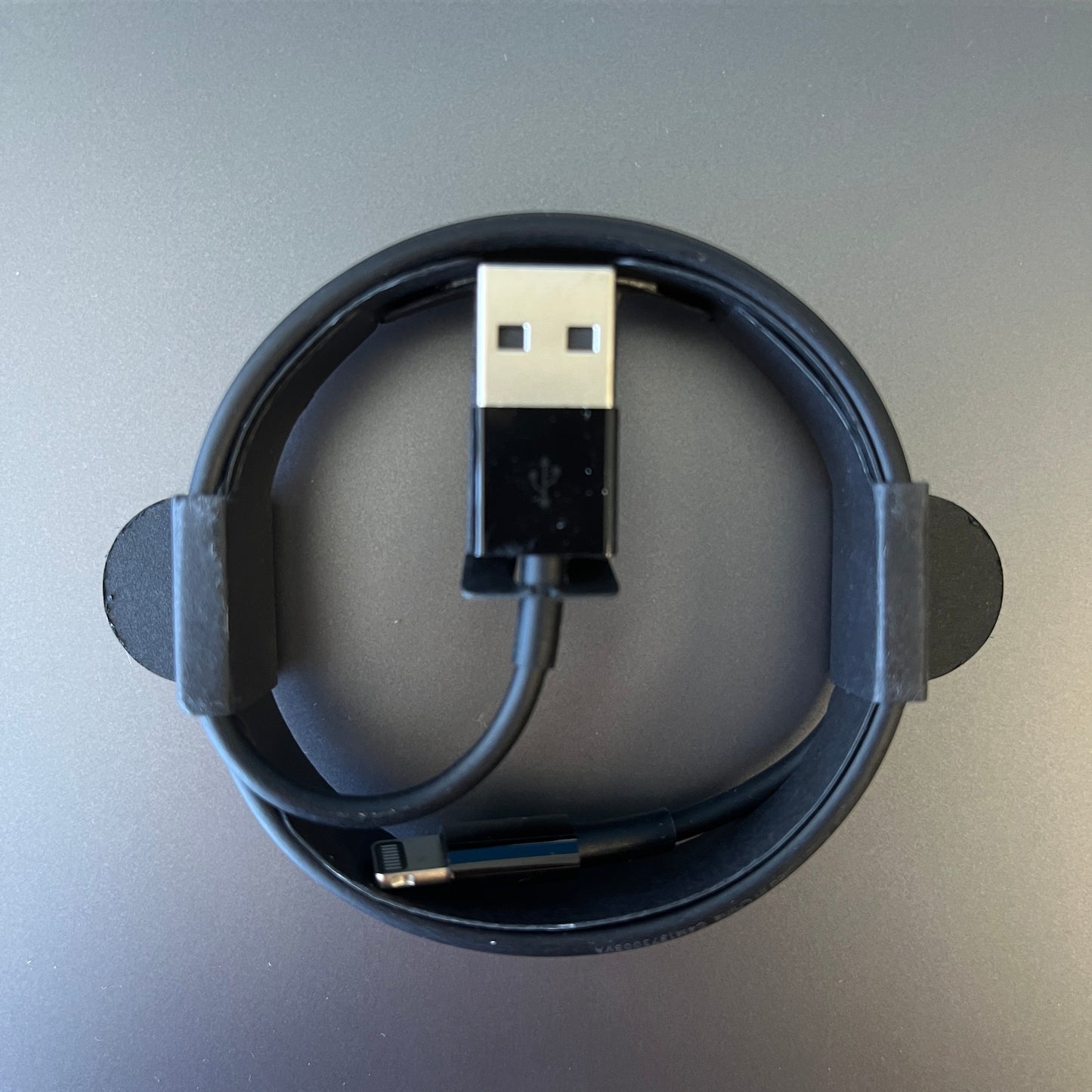 Black Lightning to USB-A Cable (1m)